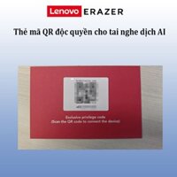 Lenovo Tai nghe dịch AI Thẻ mã QR độc quyền