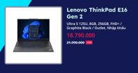 Lenovo ThinkPad E16 Gen 2 - Ultra 5 125U, 8GB, 256GB, FHD+