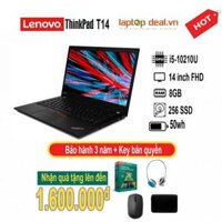 LENOVO THINKPAD T14 14 INCH (I5-10210U/ 8GB/ 256GB/ FHD/ Win 10 Pro 64bit bản quyền)