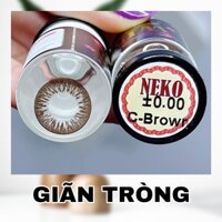 Lens 0 độ màu Brown ( giãn tròng )