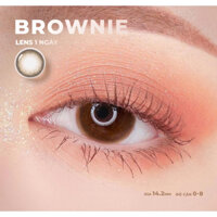 Lens 1 day / Kính Áp Tròng 1 ngày màu có độ cận gồm 2 màu nâu & xám siêu ẩm Angel Eyes - Độ cận 0-8
