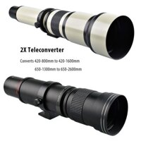 ✧™✱Lens 420-800mm tele zoom SLR Canon Nikon bắn cung trăng bắn chim tele full frame mới