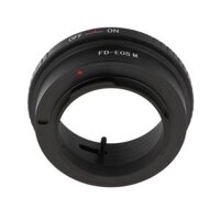 Lens Adapter Ring For for Canon FD To EOS-M M1 M2 M3 M10 Mirrorless Camera Body - Black