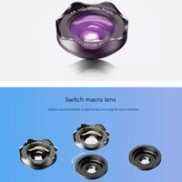 LENS APEXEL 2IN1 DEGREE WIDE ANGLE 120 ĐỘ VÀ 20X MACRO