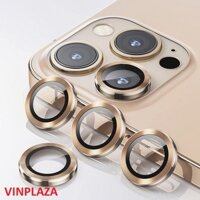 LENS CAMERA KHÔNG VIỀN GOLD MIPOW DIAMONDSHIELD CHỐNG VA ĐẬP MATALLIC + TITANIUM ALLOY IPHONE 14 PRO / 14 PROMAX - BJ14C