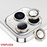 LENS CAMERA VIỀN GOLD MIPOW DIAMONDSHIELD CHỐNG VA ĐẬP MATALLIC + TITANIUM ALLOY IPHONE 14 PRO / 14 PROMAX - BJ14B