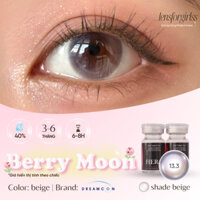 Lens cận | Kính áp tròng GIÃN TRÒNG hiệu ứng ánh trăng BERRY MOON SHADE BEIGE chính hãng HERA | LENSFORGIRLSS