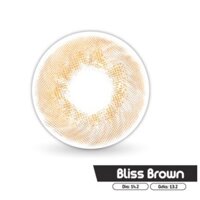 Lens Cận Màu Nâu Tây  Bliss Brown 13.2 mm - Kính Áp Tròng Cận Chính Hãng Hàn Quốc