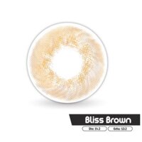 Lens Cận Màu Nâu Tây Bliss Brown 13.2 mm - Kính Áp Tròng Cận Chính Hãng Hàn Quốc