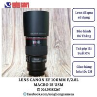 Lens Canon EF 100mm F2.8L Macro IS USM (qua sử dụng, siêu mới 98%)