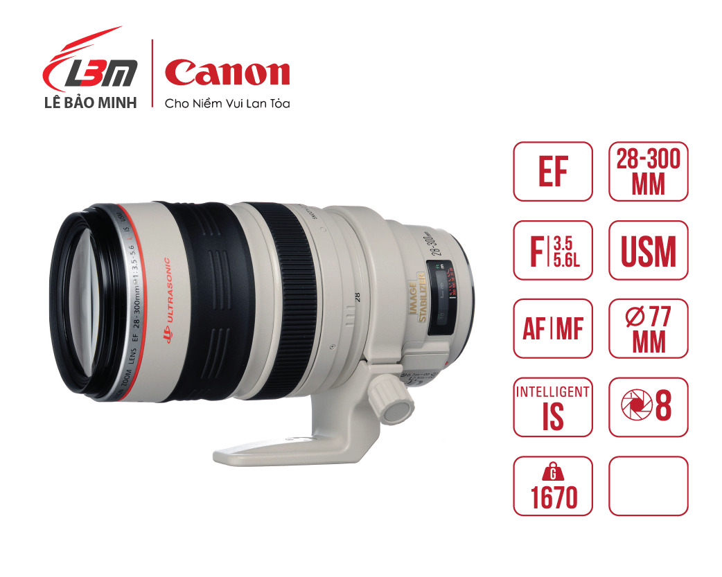 Ống kính Canon EF 28-300mm F3.5-5.6 L IS USM