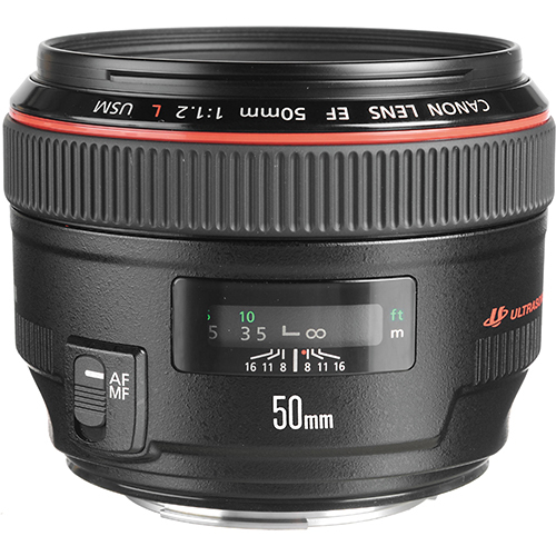 Ống kính Canon EF 50mm (EF50mm) f/1.2L USM - Hàng nhập khẩu