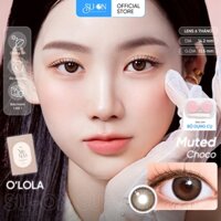 Lens choco siêu tự nhiên MUTED CHOCO chính hãng OLOLA | 6 tháng | Kính áp tròng cận SUONLENS