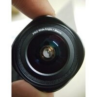 Lens điện thoại góc rộng 0.6X KAIESS - Kèm lens Phóng to cận cảnh X10 [Không Bị Khoảng Đen] lens camera