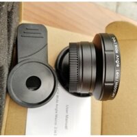 Lens điện thoại HD góc siêu rộng 0.45X KAIESS - Kèm lens Phóng to cận cảnh macro [Không Bị Khoảng Đen] lens camera