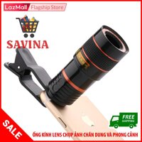 LENS điện thoại phóng to 8x - ống kính điện thoại lens chụp phong cảnh lens chụp phong cảnh giá rẻ lens chụp cho điện thoại ống kính chụp ảnh giá rẻ - [SAVINA]