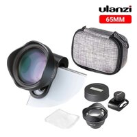 Lens điện thoại Ulanzi 65mm Tele 2X, macro 75mm, mắt cá 7.5mm, góc rộng 16mm+ kính lọc CPL 4K HD siêu nét