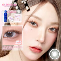 [Lens giãn tròng 14.5] Lens Eyesme - D. Alice Gray - Kính giãn tròng màu xám long lanh