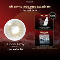 Lens khóa ẩm cận Jupiter Gray VIVIMOON màu xám pha ánh vàng 6 tháng (Giá 01 đôi)