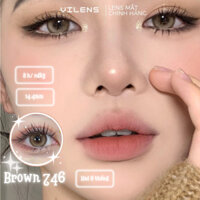 Lens Kính áp tròng Lens cận ( 1 cặp ) [ Brown 746 - 14.4mm có cận dến 6.0] Vilens shop