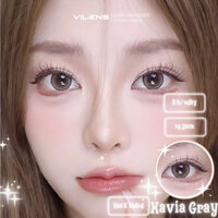 Lens Kính áp tròng Lens cận ( 1 cặp ) [ Xavia Gray - 14.3mm có cận dến 6.0] Vilens shop - 1 chiếc Lens Hàn