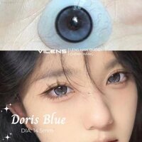 Lens Kính áp tròng Lens cận ( 1 cặp ) [ Doris Blue - 14.5mm có cận dến 6.0] Vilens shop - Lens hàn