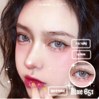 Lens Kính áp tròng Lens cận ( 1 cặp ) [ Blue 651 - 14.0mm có cận dến 6.0] Vilens shop - Lens Douyin