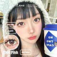 Lens Kính áp tròng Lens cận ( 1 cặp ) [ Eric Pink 14.3mm có cận dến 6.0] Vilens shop - 1 chiếc Lens Hàn