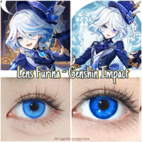 Lens / kính áp tròng xanh dương cosplay Furina Genshin impact