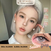 Lens Mắt Màu Xám Tây Giãn To Saloon 0 Độ