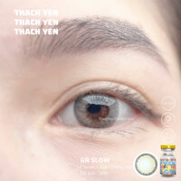 Lens Mắt Slow Xám Tây giãn nhỏ - 0-10 độ kính áp tròng