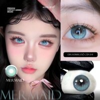 LENS MÀU XANH DƯƠNG MERMAID THƯƠNG HIỆU ANGEL EYES DIA 14.5mm | G.DIA 13.7mm |
