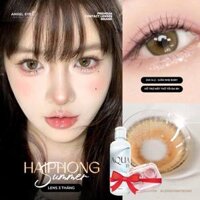 Lens nâu cam [HAIPHONG SUMMER] - Kính áp tròng màu không độ Angel Eyes Plano Collection chất liệu PolyHema [Yu lens]