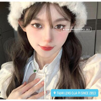 Lens nâu Douyin giãn tròng 0 độ