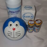 Lens + nhỏ mắt + ngâm + khay gương lớn