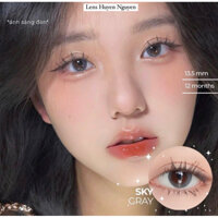 Lens Sky Gray Cấp Ẩm Nội Địa Hàn | Lens Huyen Nguyen