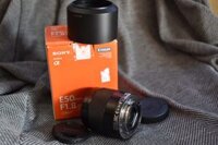 LENS SONY 50 F1.8 FULLBOX 99%