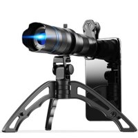 Lens tele zoom Apexel 20-40X HD cho điện thoại – Kèm tripod tiện lợi