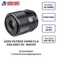 Lens Viltrox 50mm f1.8 For Sony E- Mount Full frame Chính hãng