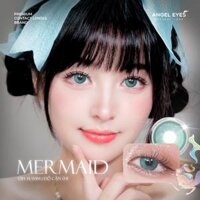 Lens xanh dương Mermaid thương hiệu Angel Eyes | Dia 14.5mm | GDia 13.7mm | Độ cận 0-8