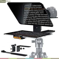 Lensgo TC12 - Máy Nhắc Chữ Di Động 12 Inch Dành Cho Máy Ảnh Và Máy Quay, Hỗ Trợ Kẹp Ngang Dọc, Điều Khiển Từ Xa