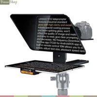 Lensgo TC12 - Máy Nhắc Chữ Di Động Dành Cho Máy Ảnh, Máy Quay,kích thước 12 Inch, Hỗ Trợ Kẹp Ngang Dọc, Điều Khiển