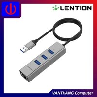 Lention H23S - Adapter Hub USB Type A 4 trong 1 Chính hãng