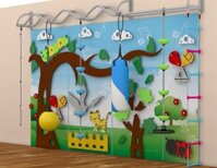 Leo núi trong nhà hiện đại LNTE02 rừng cây dành cho trẻ em vui chơi hấp dẫn hơn thích thú hơn