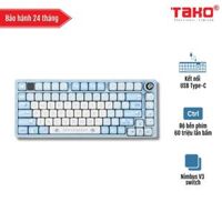 LEOBOG Hi75 (5457) BÀN PHÍM CƠ GAMING CÓ DÂY (Phiên bản Xanh dương + trắng/ Space berry/ Nimbus V3 switch)