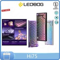 LEOBOG Hi75 Customized Wired Mechanical keyboard Aluminum Gasket construction 75 with full key no punch hot swapable esports
