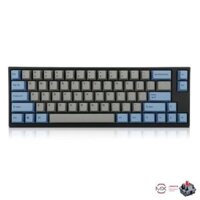 Leopold FC660M PD Grey/Blue Keyboard – Red Switch