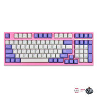Leopold FC980M PD Pink Keyboard – Brown Switch