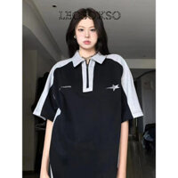 LEOSOXS áo polo nữ áo có cổ Thời trang Casual Korean Thể thao A29J276 36Z240902