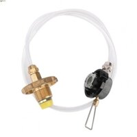 Leota Bộ chuyển đổi van lạm phát Thiết bị cắm trại Đầu nối van lạm phát cho bình xăng Đầu nối van lạm phát Dụng cụ nạp khí Phụ kiện bếp Gas Thẻ Bộ chuyển đổi Butan